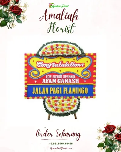 Bunga Papan Congratulation di Watusalam